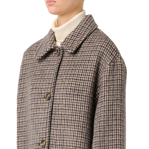 Donna Cappottino Quadro Over check Zinnia